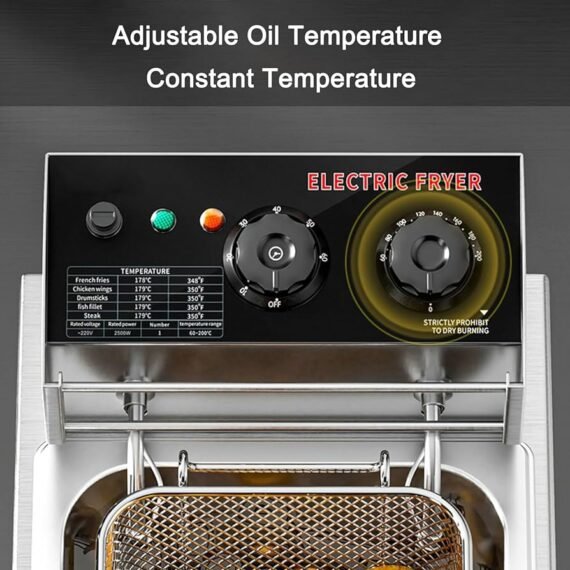 Electric Single Tank Deep Fryer 6 Liter - Image 3