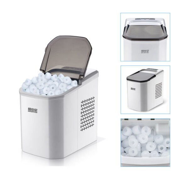 Ice Cube Machine 14 Kg Bullet Shape Portable White - Image 4
