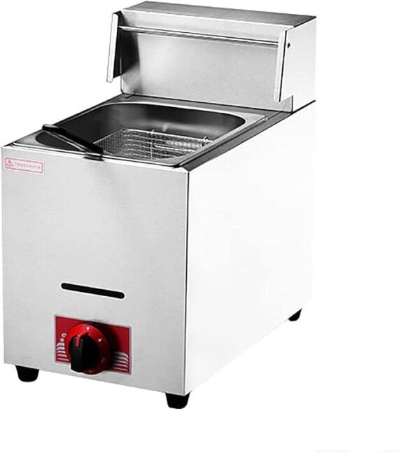 Single Tank Electric & Gas 10 Liter Deep Fryer  2 In 1 - Image 3