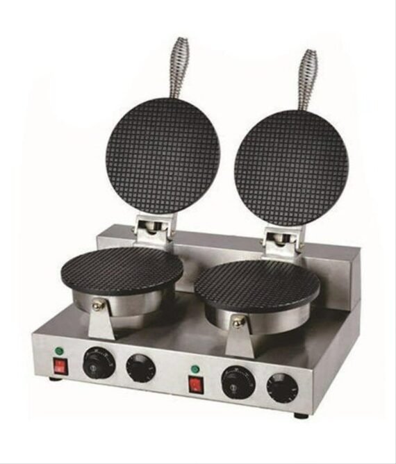 Cone Waffle Maker Machine 7 Inch Double Head - Image 4